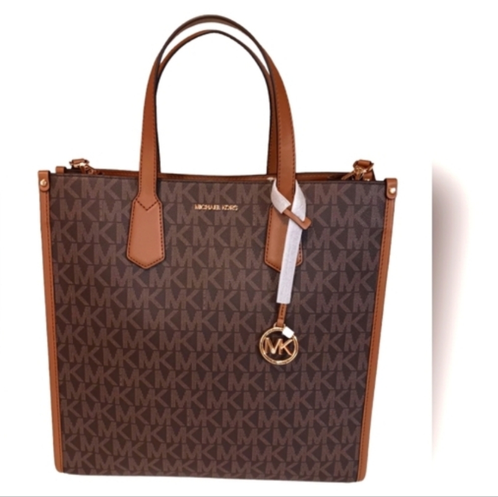 Michael Kors Signature Brown Maple Tote NWT